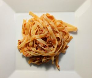 Fettuccine Al Ragu d'Agnello