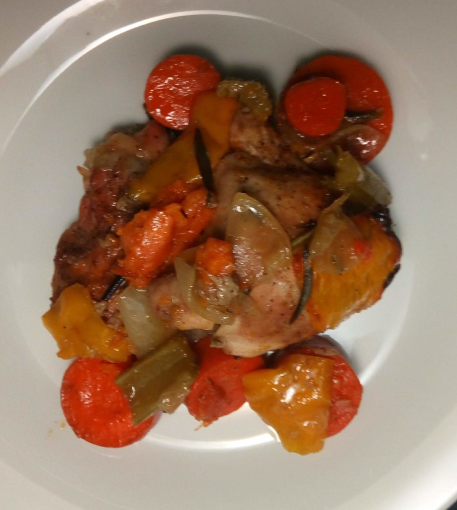 Pollo Al Forno con Verdure