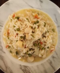 Risotto con Asparagi e Capesante